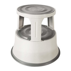 Modern Stylish Step Stool, Polypropylene Plastic, Non-Slip Rubber Platform