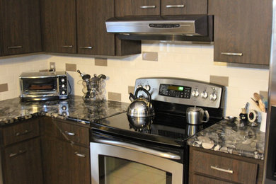 Trendy kitchen photo in Miami