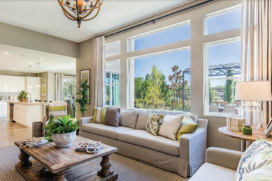 Inspiration for a living room remodel in San Diego