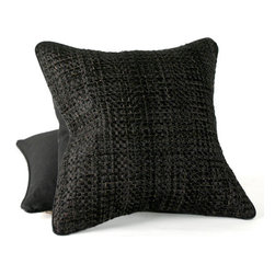 Woven Cowhide Pillow - Decorative Pillows