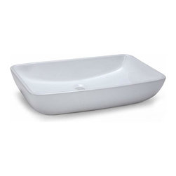 Miseno - Miseno MNO-237C Rectangular 23-1/2" Vessel Bathroom Sink - Bathroom Sinks