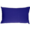 Pillow Decor - Caravan Cotton 12 x 19 Throw Pillows, Royal Blue