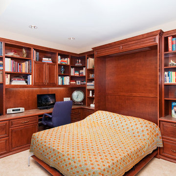 Multi-function Room In Custom Stained Alder Wood