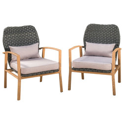 Midcentury Outdoor Lounge Chairs by GDFStudio