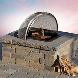 Cambridge Pre-Packaged Olde English Square Fire Pit Kit - Fire Pits