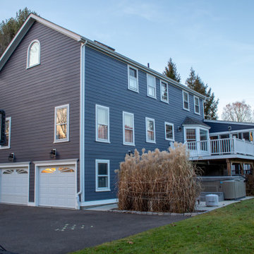 James Hardie Deep Ocean Siding in Monroe, CT