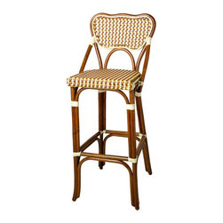 French Bistro Bar Stools by Wa Hoo Designs. Style HK-1433 - Kitchen And Dining Furniture