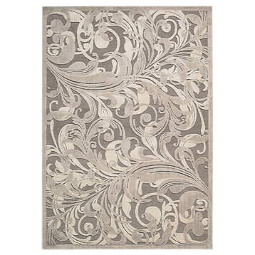 Graphic Illusions Rug, Gray Camel, 7'9"x10'10"