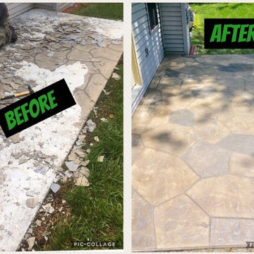 Flagstone Back Patio