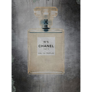 Feminine/Romance Chanel No. 5 Graphic Art on Wrapped Canvas