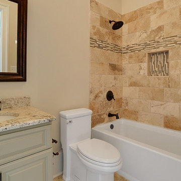 Secondary Bath with Custom Tile Bath / Shower