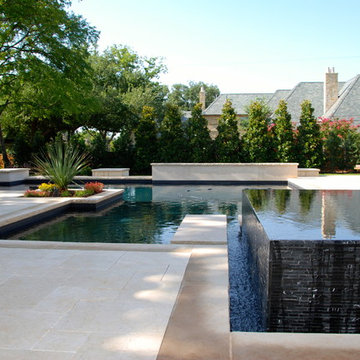 Contemporary Minimalistic Pool Courtyard