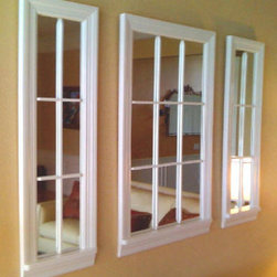 9 Lite White Mirror Windows - Artwork