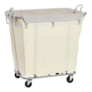 Danya B Army Canvas Laundry Bucket