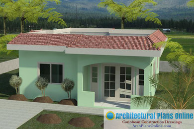 Caribbean Building Plans; Home Design HD003b