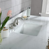 Isla 60" White Single Bathroom Vanity with Composite Stone Top