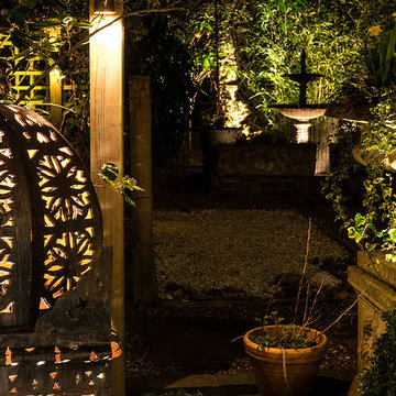 Garden lighting and installation in Bowden