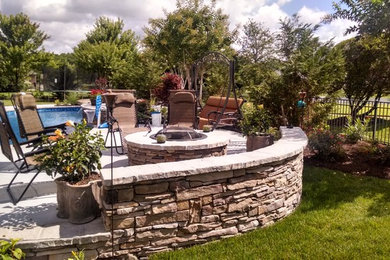 Transitional patio photo in Other