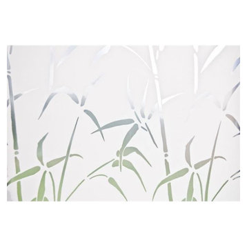 Brewster Home Fashions  Bamboo Static Privacy Window Film- Door Size