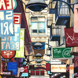 "Melbourne Street Signs" Print by Erin Nicholls - Fine Art Prints