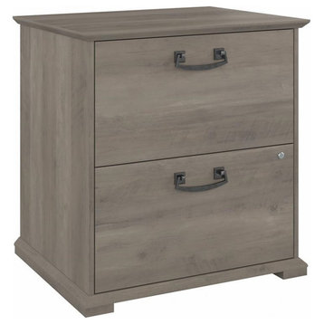 Homestead Farmhouse Lateral File Cabinet in Driftwood Gray - Engineered Wood