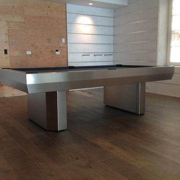 Custom Stainless Steel Millennium Pool Table