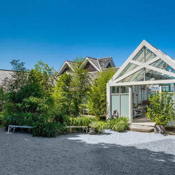 Straight Eave Double Pitch Greenhouse