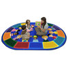All of Us Together Rug, 10'9"x13'2" Oval