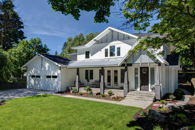 Trendy exterior home photo in Seattle