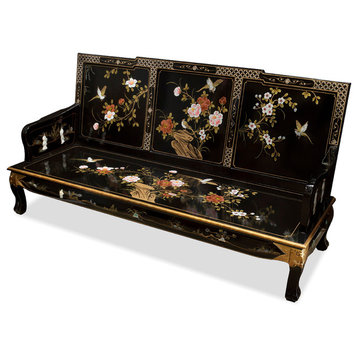 Hand-Painted Grand Imperial Sofa Couch With Cushion