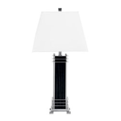Andrew Martin Balfour Black Table Lamp - Table Lamps