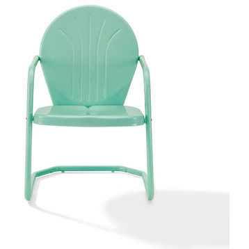 Griffith Metal Chair, Aqua