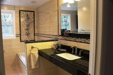 Example of a transitional bathroom design in DC Metro