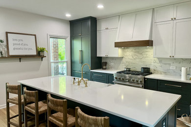 Example of a country kitchen design in Nashville