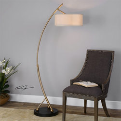Vardar Floor Lamp | Uttermost - Floor Lamps