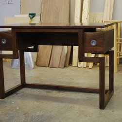 Chad Womack Design - Clear Walnut Table Desk - Products