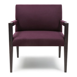 Twickenham Chair in Wine - Armchairs & Accent Chairs