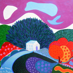Ma Maison, 30 x 30 in - Paintings