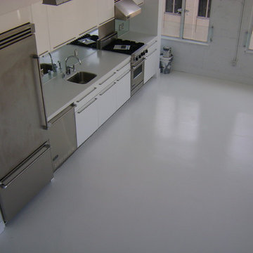 White Loft Floors Hollywood