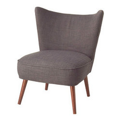Charcoal Club Chair - Armchairs And Accent Chairs
