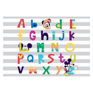 Disney Mickey Alphabet Wall Mural