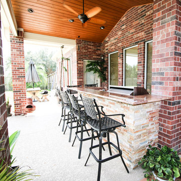 Covered Patio with Kitchen: Cypress, TX