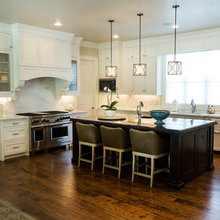 kitchen island paint contrast
