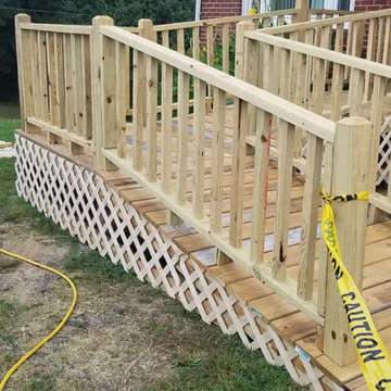 New Handicap Ramp for homeowner