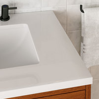 The Bailey Bathroom Vanity, Teak, 30", Single Sink, Freestanding