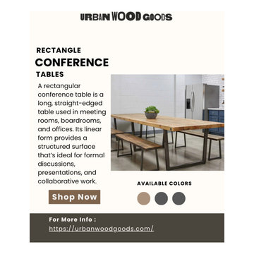 Urban Wood Goods Rectangle Conference Tables