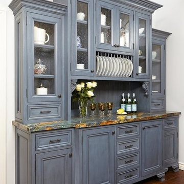 Custom designed and built hutch.