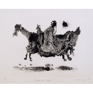 Ronald Jay Stein, Flight into Egypt, Etching