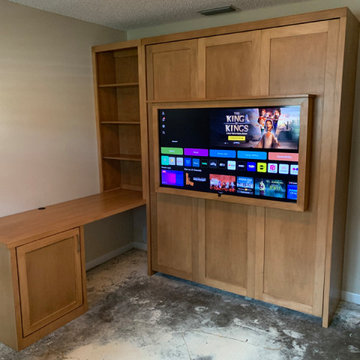 Custom Shaker Panel Queen Murphy Wall Bed - Made Locally in Largo, FL