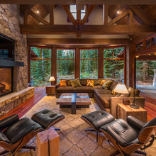 rustic living room